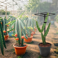 Climbing Plant Support with Lattice Top Freestanding Garden Trellis Stand Vertical Metal Plant Support for Gardeners, Potted Plants, Balcony
