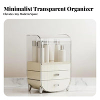 Desktop Organizer with Drawers Drawer Design Tiered Storage Unit with Drawers