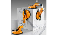 Adjustable Suction Cup Clamp Clamping Corner Clamp Seam Adjustment Alignment Jig for Tile Setters, Contractors, Glass Workers, 90 Degree Joint Work