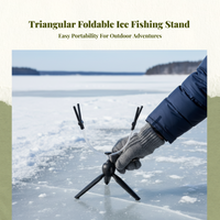 Foldable fishing rod holder storage