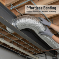 Commercial Aluminum Foil Air Duct for Exhaust and Ventilation Systems