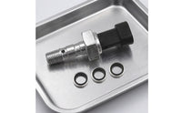 Threaded Hydraulic Brake Sensor Easy to Install Pressure Switch with Sealing Rings Compatible Brake Pressure Brake Pressure Indicator with Washers Long-Lasting for UTV Maintenance