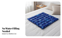 No Water Filling Required Wheelchair Pressure Cushion Easy to Clean Waterproof Patient Cushion Foldable Cooling Gel Pad Portable for Elderly, Patients, Office Workers, Bed, Car Seat