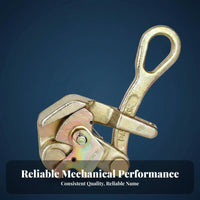Long-Lasting Steel Cable Wire Rope Tightener Powerful Ratcheting System Hand Power Puller Portable for Electricians, Farms, Workshops