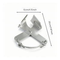 Tree Pulling Clamp Serrated Tree Puller Metal Wire Grip for Gardeners, Garden, Orchard