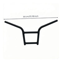 Swept-Back Handlebar Backsweep Welded Handlebar Ergonomic Hardware for Commuters