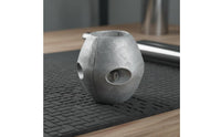 Spherical Shaft Anode Saltwater Protection Zinc Shaft Anode Bolt Mounted