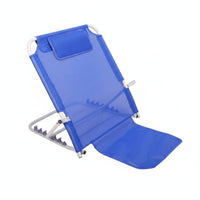 Foldable Bed Lounger Includes Armrests Adjustable Backrest Breathable Mesh