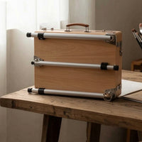 French Easel Foldable Storage Box Easel Portable Painting Box for Artists, Painters