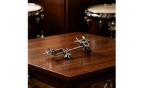 Adjustable Drum Clamp with Rod Long-Lasting Drum Hardware Clamp Strong Grip Double Mounting Bracket Professional for Stage, Practice Rooms