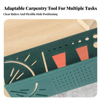 Multifunctional Angle Ruler Multi-Functional Multifunction Square Ruler High Precision Carpentry Marking Gauge for Woodworkers, Carpentry, Cabinetry