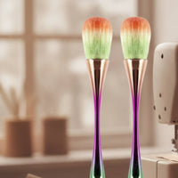 18 Pieces Stitching Apparatus Cleaning Brush Flexible Stitching Apparatus Brush Double Ended for Sewists, Crafters