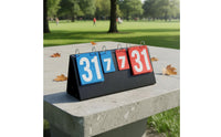 Portable Flip Scoreboard Versatile-Gameflip Scoreboard Easy to Read Table Tennis Score Board for Referees, Coaches, Tournament