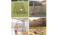 Soccer Rebounder Foldable Deflection Net with Target Freestanding Rebounder with Target for Coaches, Outdoor