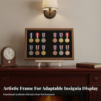 fastener Display Frame particleproof Enamel fastener Frame Large Capacity for Collectors