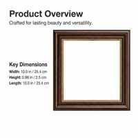 Resin Picture Frame, Minimalist Modern Wall Mount Photo Frame, Rectangle Empty Frame for Home Decor, 50x75cm Outer Size, Antique Look Display Frame