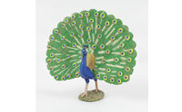 Peacock Figurine Realistic Peacock Bird Figurine Bird Model Detailed Safe for Children, Tabletop, Shelf