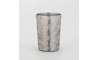 drink Mixing Cup with Spout Engraved Stainless Steel Mixing Cup Reflective Vessel for Bars