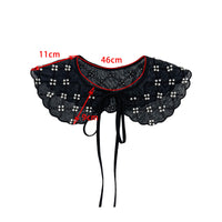 Shoulder Cape Elegant Lace Collar Shawl Vintage Accessory Soft for Women, Photo Shoots, Costumes