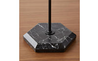 Marble Pattern Base 16 Hook Earring Stand Desktop Design Double Row Jewelry Rack Large Capacity T Bar Jewelry Holder Metal for Women, Dresser Top, Vanity Table, Boutique