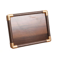 Necklace Display Board Gold Tone Jewelry Tabletop Display Board Rectangular for Jewelers, Collectors, Retail Counter, Vanity, Dresser