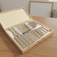 17 Note Xylophone Glockenspiel Easy to Play Wooden Resounding Bell Set Simple Elegant Design  for Beginners, Home Learning