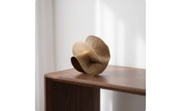 Bronze Abstract Interlocking Rings Sculpture Modern Interlocking Rings Sculpture Geometric Tabletop Decor Contemporary for Bookshelf