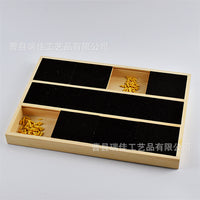 Wooden Dog Nail File and Scratch Board with Treat Compartments