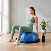 With Pump Half-Dome Balance Instructor Glossy Balance Instructor Dome Concentric Circle Half Exercise Ball Slim