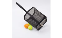 Adjustable Tennis Ball Picker with Mesh Basket Ergonomic Tennis Ball Collector with Detachable Basket Sturdy Easy to Use for Players, Coaches