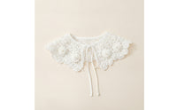 Decorative Detachable Lace Collar Scalloped Lace Collar Lightweight False for Girls