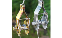 Heavy-Duty Wire Tensioner with Gear Anti-Slip Ratcheting Wire Strainer Strong Ratcheting Fence Stretcher Reusable for Outdoors, Workshops
