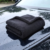Thick Microfibre Cloth Car Drying Towel, High Absorbency Microfibre Cloth for Automotive Detailing, Spiral Pile Low-Lint Car Cleaning Towel
