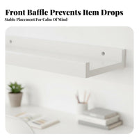Narrow surfacemounted Shelf Multifunctional surfacemounted Plank Shelf Sturdy for Study Area