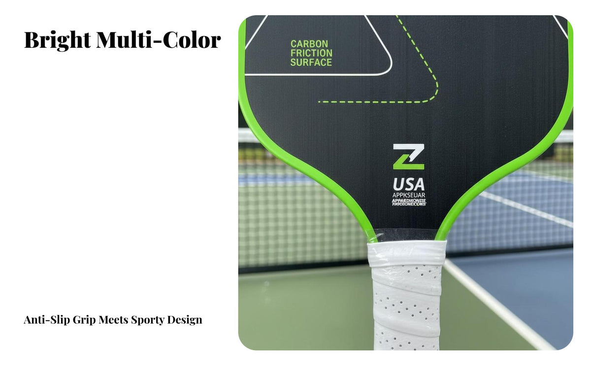 Frosted Texture Pickleball Paddle Lightweight Design T700 Carbon Pickleball Paddle Enlarged Sweet Area for Adults, Training, Outdoor, Indoor