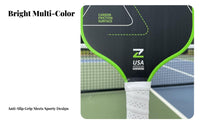 Frosted Texture Pickleball Paddle Lightweight Design T700 Carbon Pickleball Paddle Enlarged Sweet Area for Adults, Training, Outdoor, Indoor