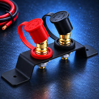Terminal Post Assembly Shielded Protectors Electrical Hardware Predrilled Holes Auto Parts