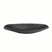 Tray with Hammered Surface Shallow Platter Minimalist Dish for Tea Service