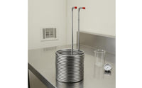 Coil Wort Chiller 3/8 Inch Tube Stainless Steel Wort Chiller Guard Ends Equipment for Homebrewers