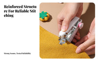 Handheld Stitching Device Easy to Use Mini Manual Stitcher Single-Hand Portable Sewing Device for Students, Beginners, Home, Dorm Room, Travel