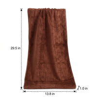 Thick Microfibre Cloth and Microfibre Towel 35cm x 75cm, 5 Pack Highly Absorbent Towels for Car Washing, Surface Salon and Household Use