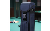 Portable 8-Hole Cue Case Shielding 6-Hole Cue Tube Zippered Adjustable Shoulder Strap for Tournament