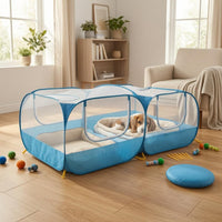 Foldable Pet Playpen Sturdy Material Pet Playpen Zipper Door for Indoor