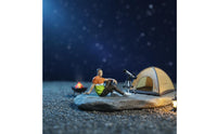 Miniature Campsite Figures High Intricacy Mini Camping Dolls Realistic Details
