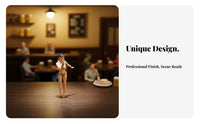 1:64 Scale People Figure Creative Gift 1:64 Scale People Figurine Miniature Person Model Realistic Features