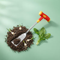 Rust Resistant Stainless Steel Weed Puller Multi-Functional Garden Digging Tool Heavy Duty Long Handle Weeder Single-Piece Design for Gardeners, Lawn, Yard