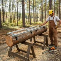 Straight Cuts First Cut Stable Cutting Chainsaw Mill Guide Easy to Install Chainsaw Guide Track for Woodworkers, Carpenters