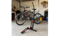 Cycle Parking Stand Non-Slip Base Upright Bike Stand Rack Heavy Duty Bike Repair Holder for Cyclists