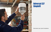 LED Bulb, E27 Base, High Power, Energy Saving, Ultra Bright, Factory Workshop Lighting