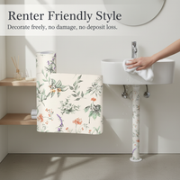 Pipe Cover Decorative French Style Waterproof Sticker for Gas, Heating, and Bathroom Pipes